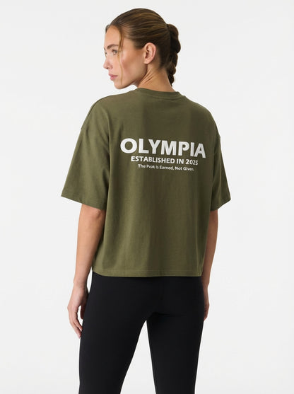 Everyday Heavy Box Tee Olive