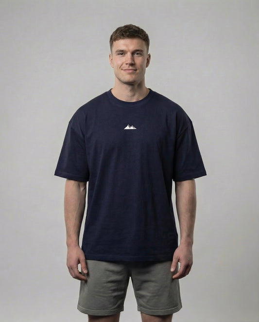 Everyday Heavy Box Tee Navy