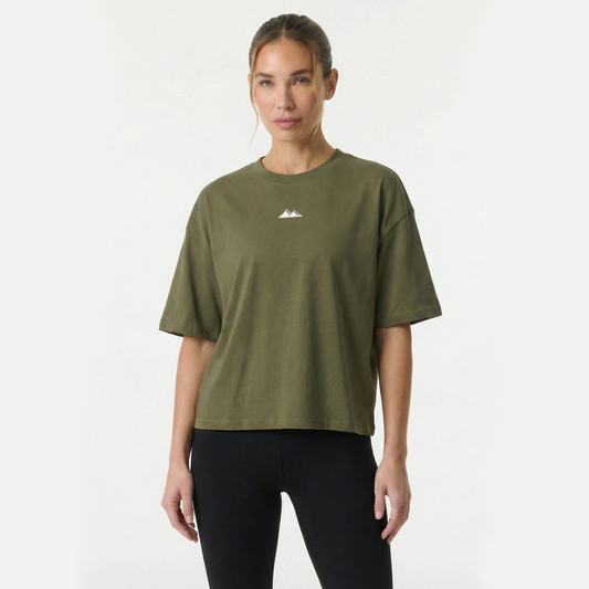 Everyday Heavy Box Tee Olive